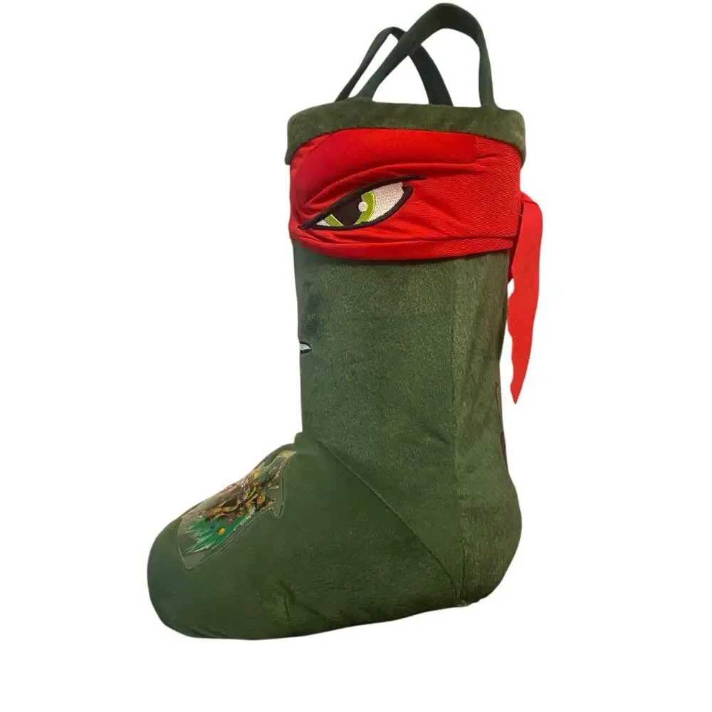 Teenage Mutant Ninja Turtles Raphael Christmas Boot Stocking Nickelodeon Toy